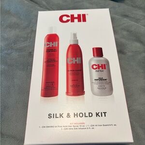 Silk & Hold Kit - Red and Silver